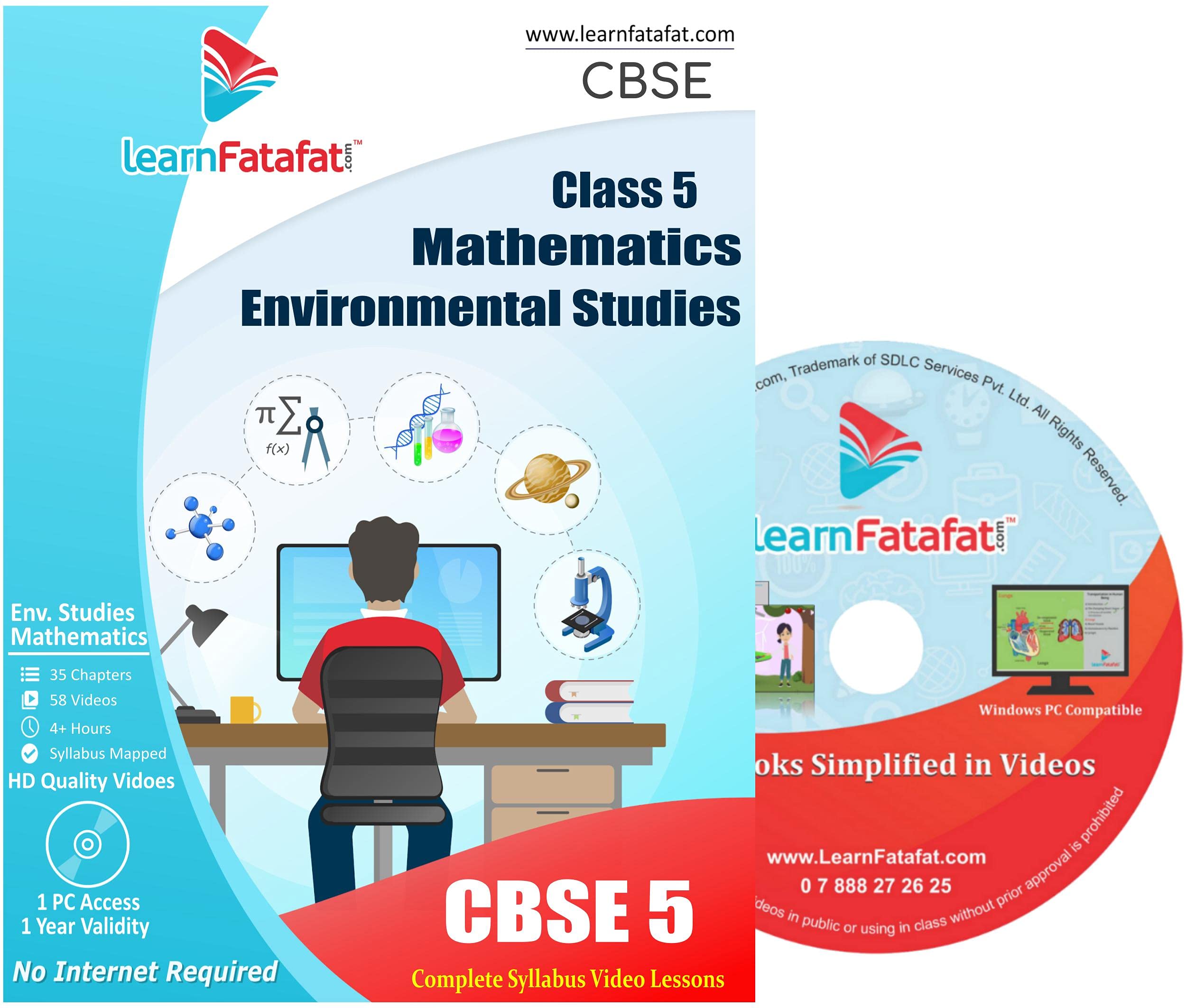LearnFatafat CBSE Class 5 Maths and EVS DVD-picture-15