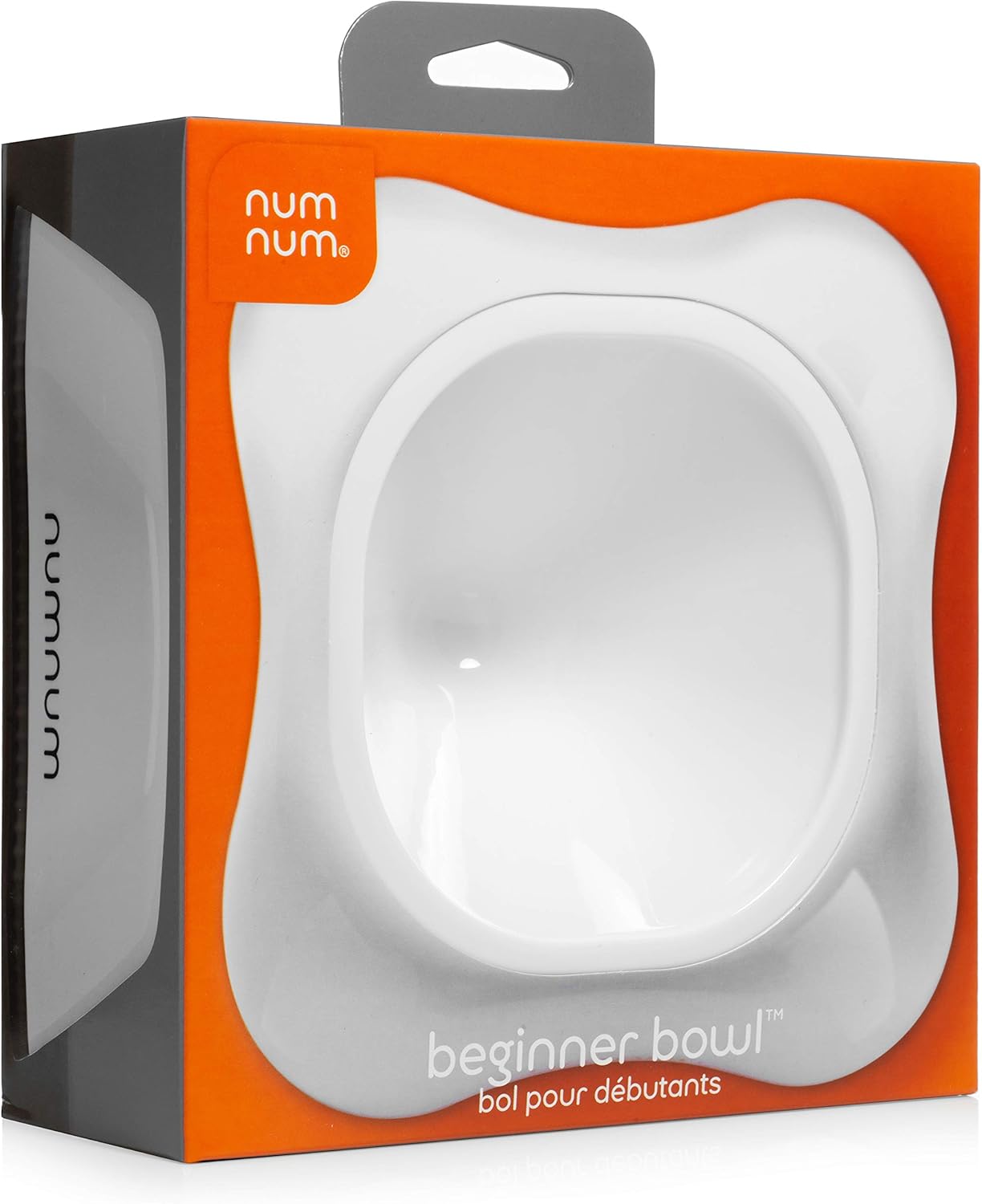 NumNum Beginner Bowl for Babies & Toddlers, BPA-Free Silicone Baby Led Weaning Bowl with Non-Slip Base, Self-Feeding Baby Dish for 6+ Months, Easy-to-Clean Baby Feeding Essential