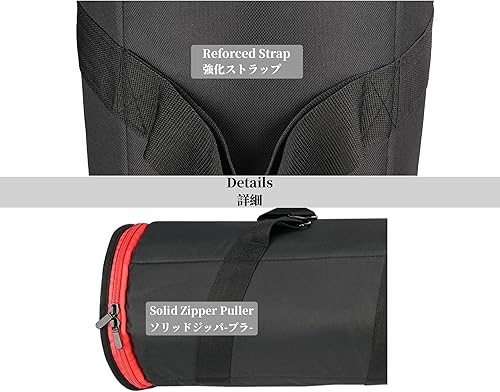 Miniatura 7 de MagicLine Funda para trípode, bolsa de trípode resistente de 31.5 x 7 pulgadas con correa para el hombro y asa, funda de transporte acolchada con 4
