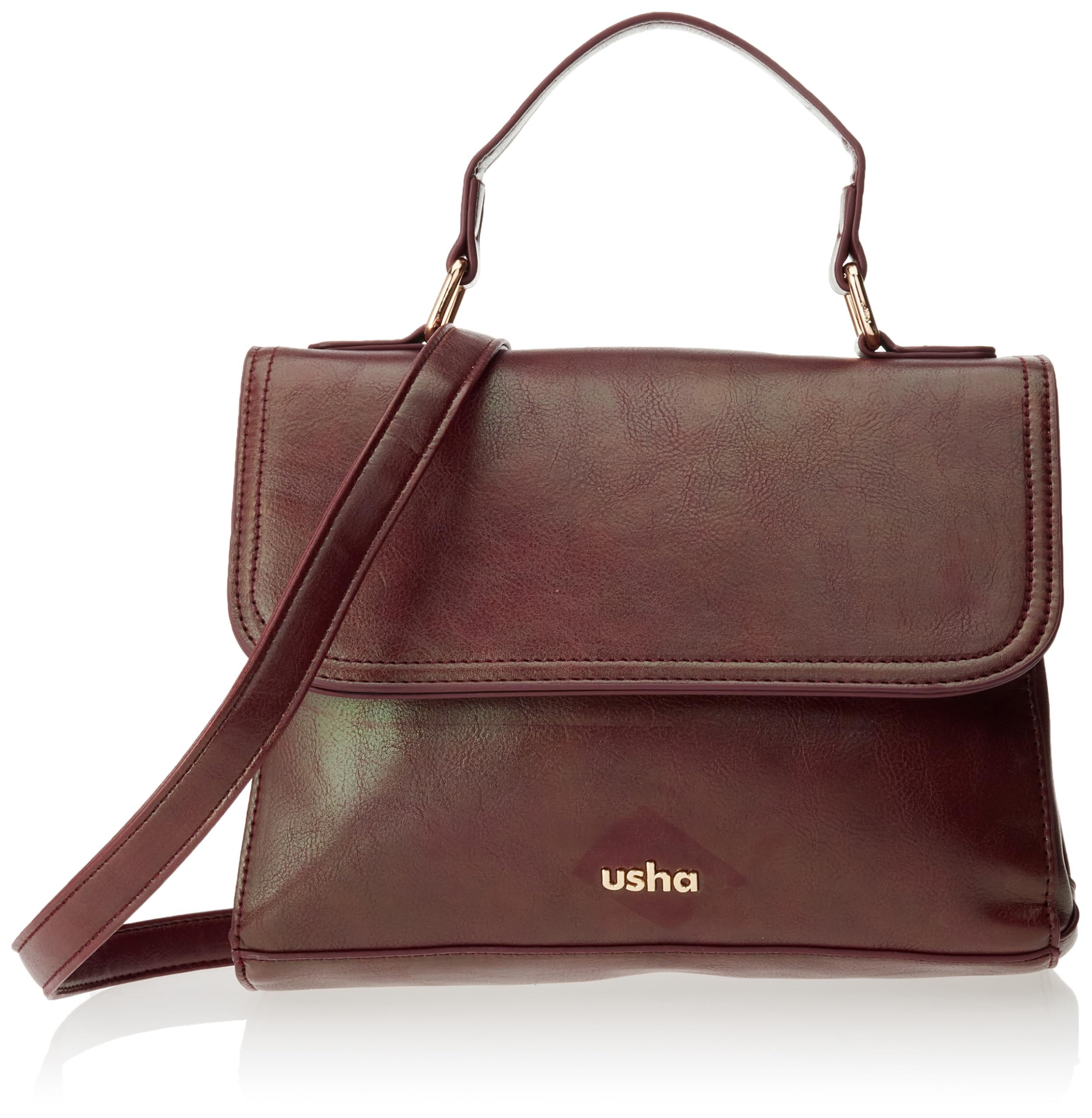 LEOMIA Women's Elegant Handbag Shopper, Cherry red, One Size