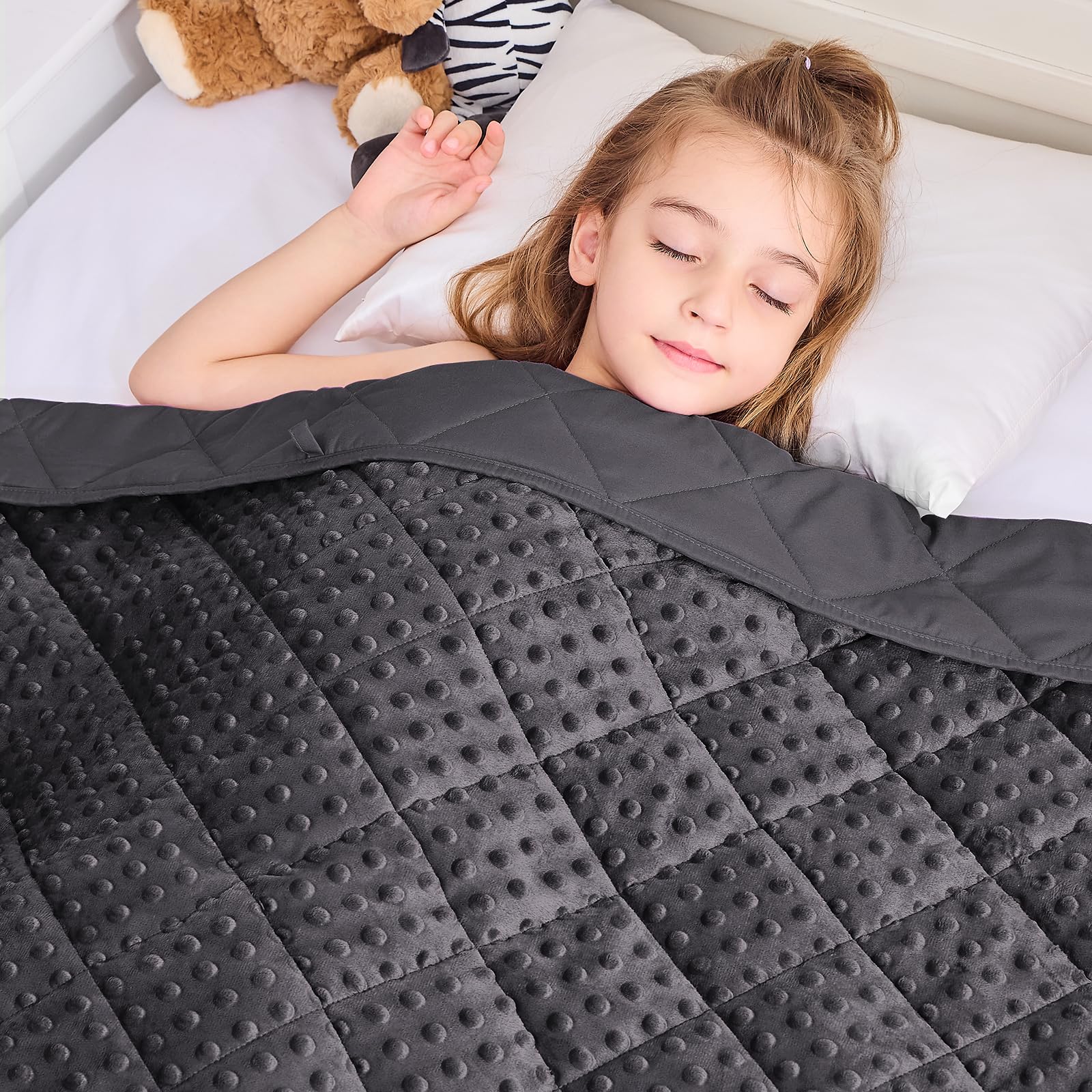 Weighted Blanket Kids lb Cooling Weighted Throw Blanket Minky