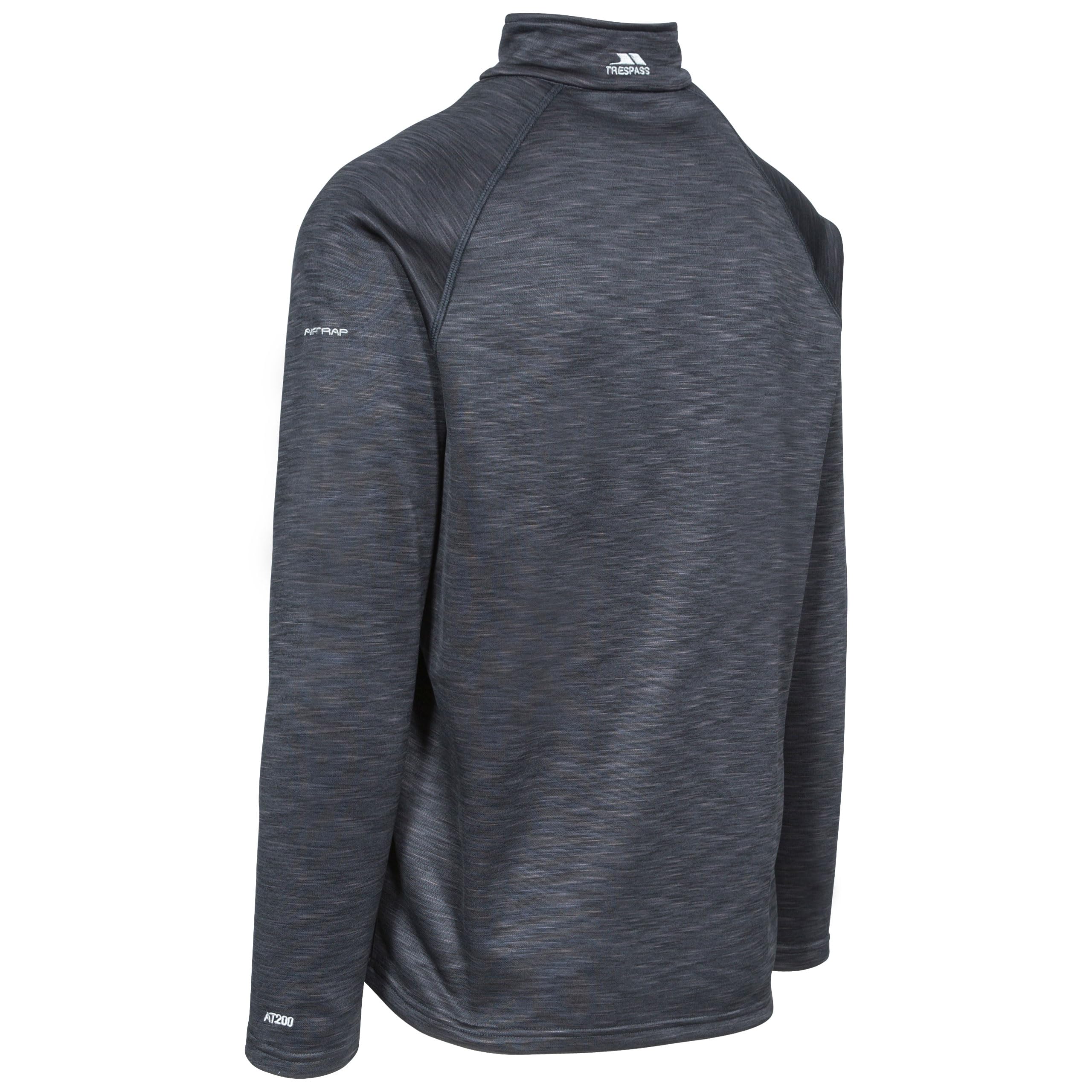Trespass Collins Homme Veste en Polaire col Montant 1/4 Zip Poches extérieur - -