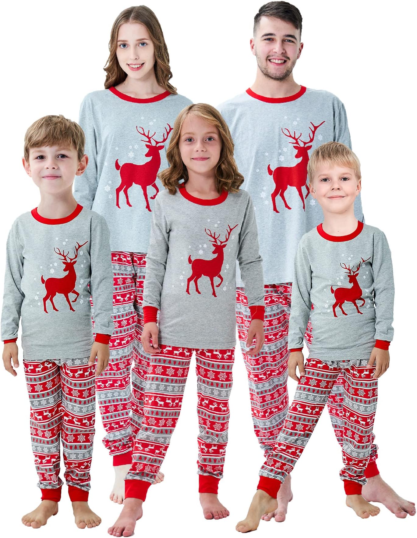 Demifill Family Matching Christmas Holiday Pajamas Mens Pjs Womens Clothes Party Sleepwear