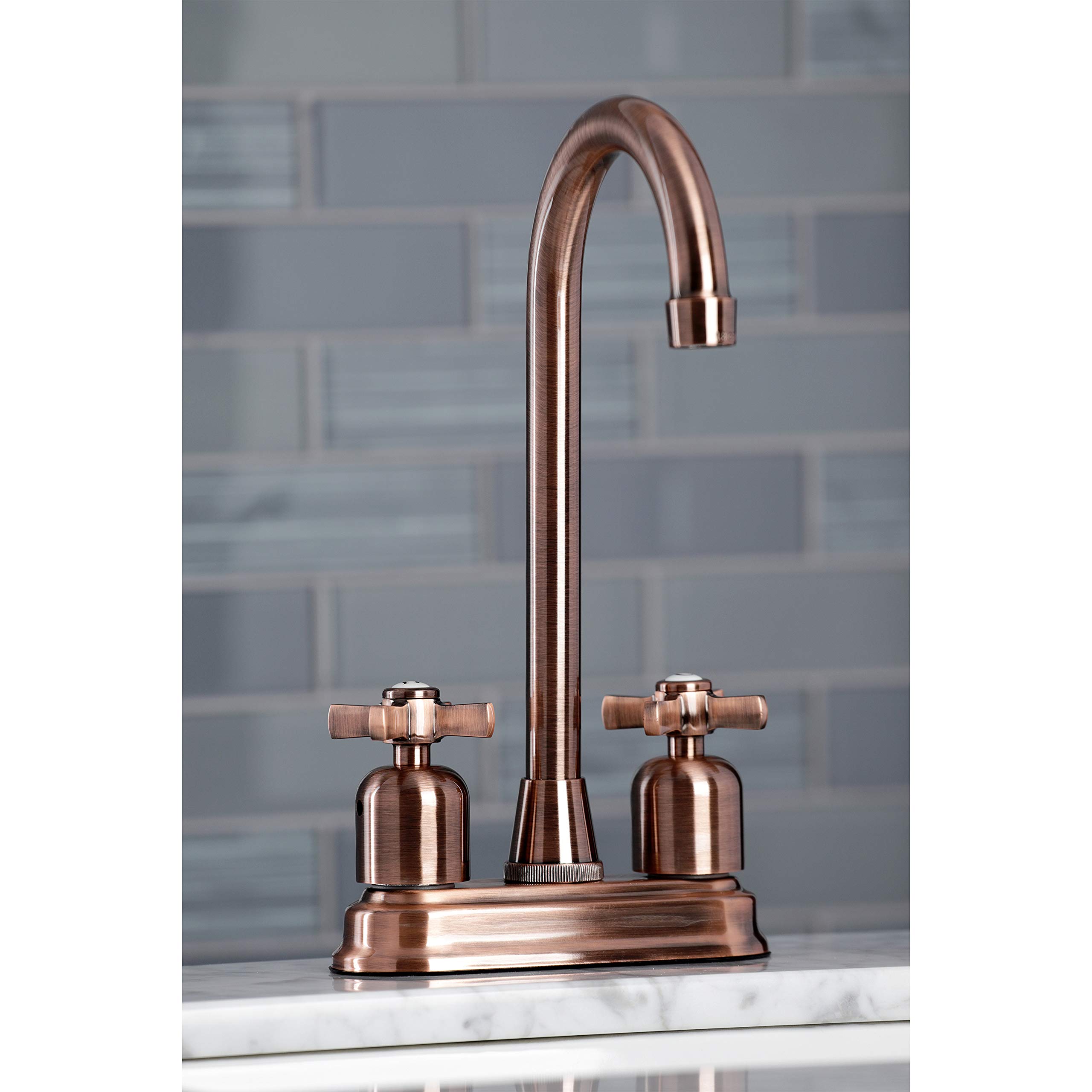 Kingston Brass KB849ZXAC Millennium Bar Rubinetto in rame anticato