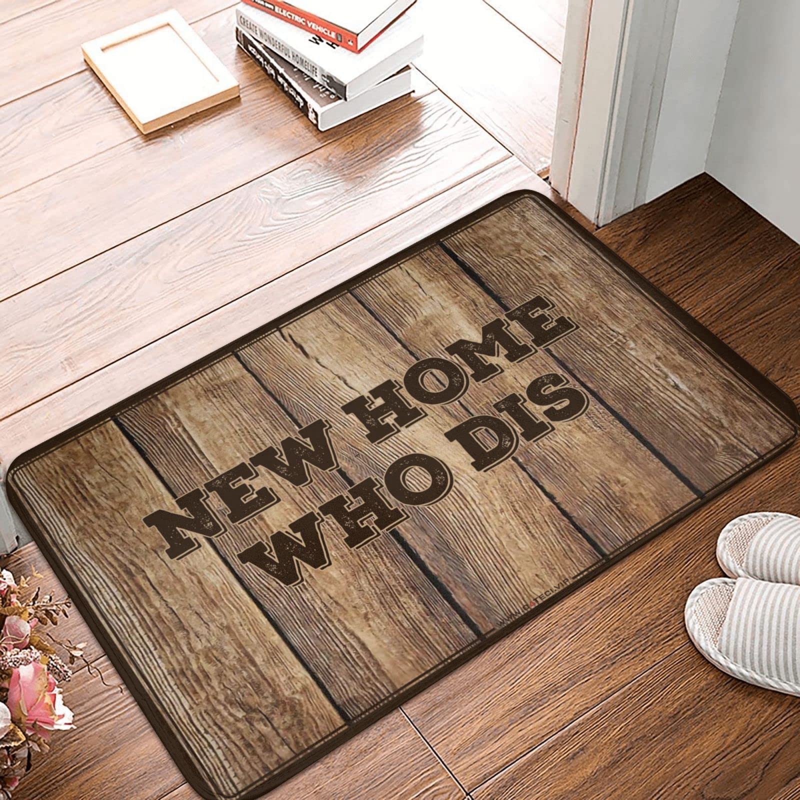 Tapis New Home Who Dis pour décorer l'entrée du salon