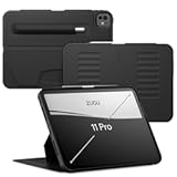 for iPad Pro 11 (M4/M5) 2024/2025, Slim Protective Cover with Apple Pencil Holder, Auto Wake/Sleep, Multiple Viewing Angles, iPad Pro 11 Inch Cover, Phone Protector, Black