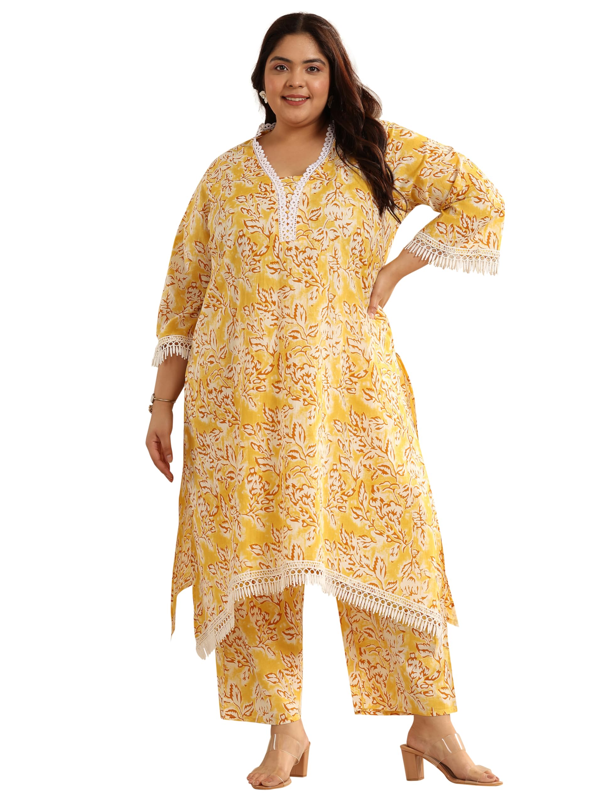 extra love by libas Women's Cotton Blend Kurta Set-picture-42