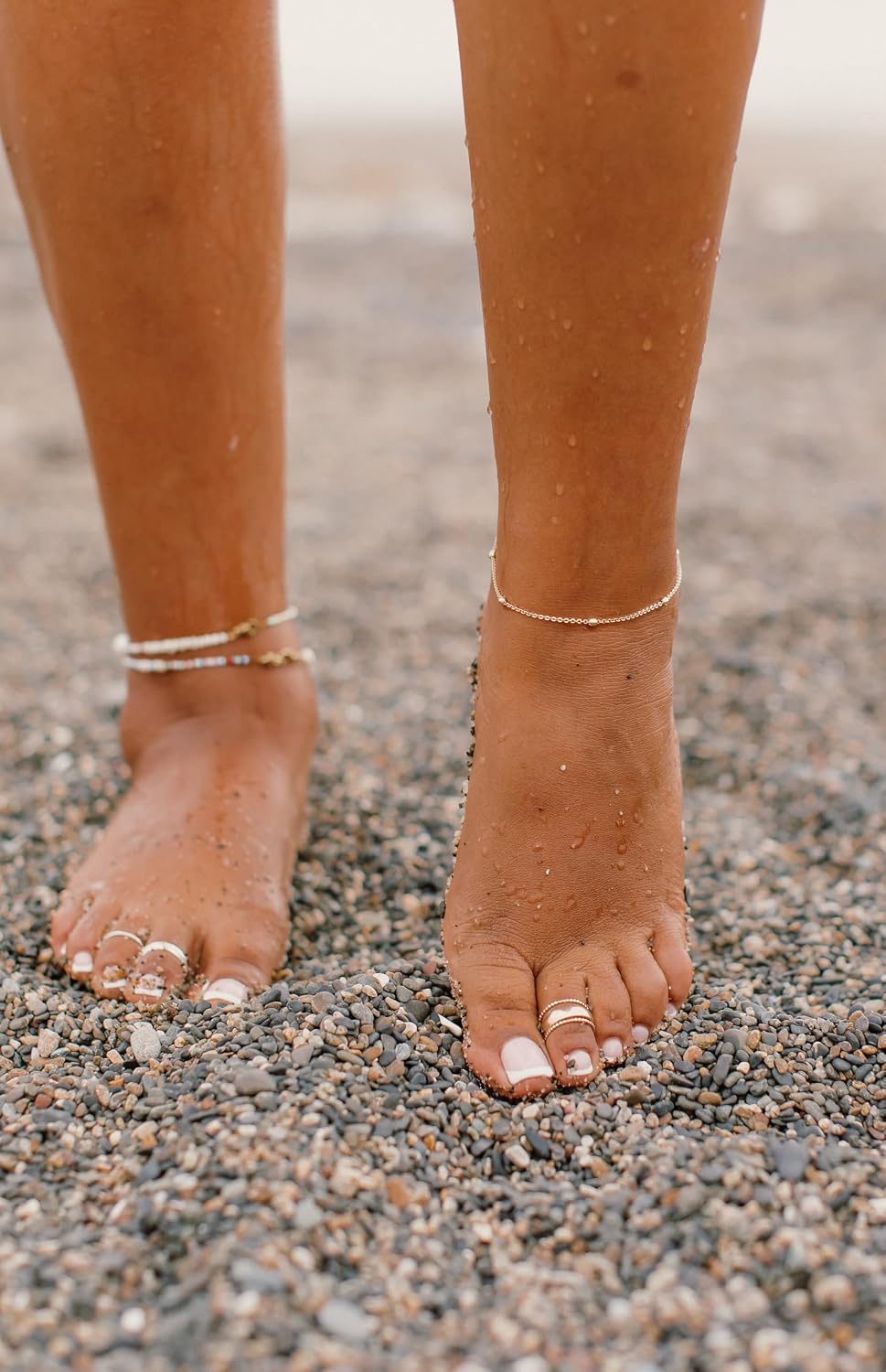 TOE RINGS & THINGS | Bold Silver Adjustable Comfort Fit Toe Ring | Smooth Wide Band 925 Sterling Silver | Unisex Design