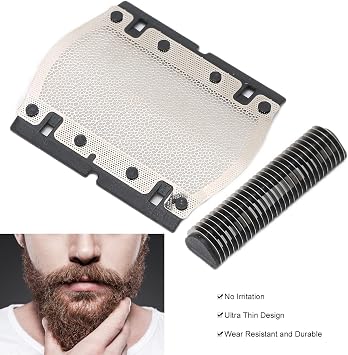 Shaver Replacement Foil, Shaver Screen Wear Resistant No Irritation with Shaver Head for M90S M60S for 5S Electric Shaver for P40 P50 P60