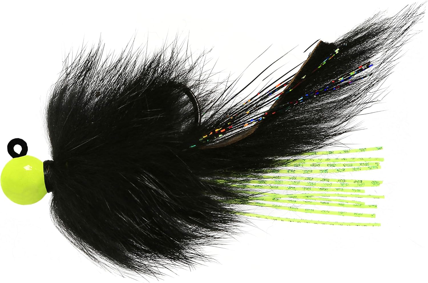 Aerojig Company Twitching Jig - 3/8 Chartreuse/Black