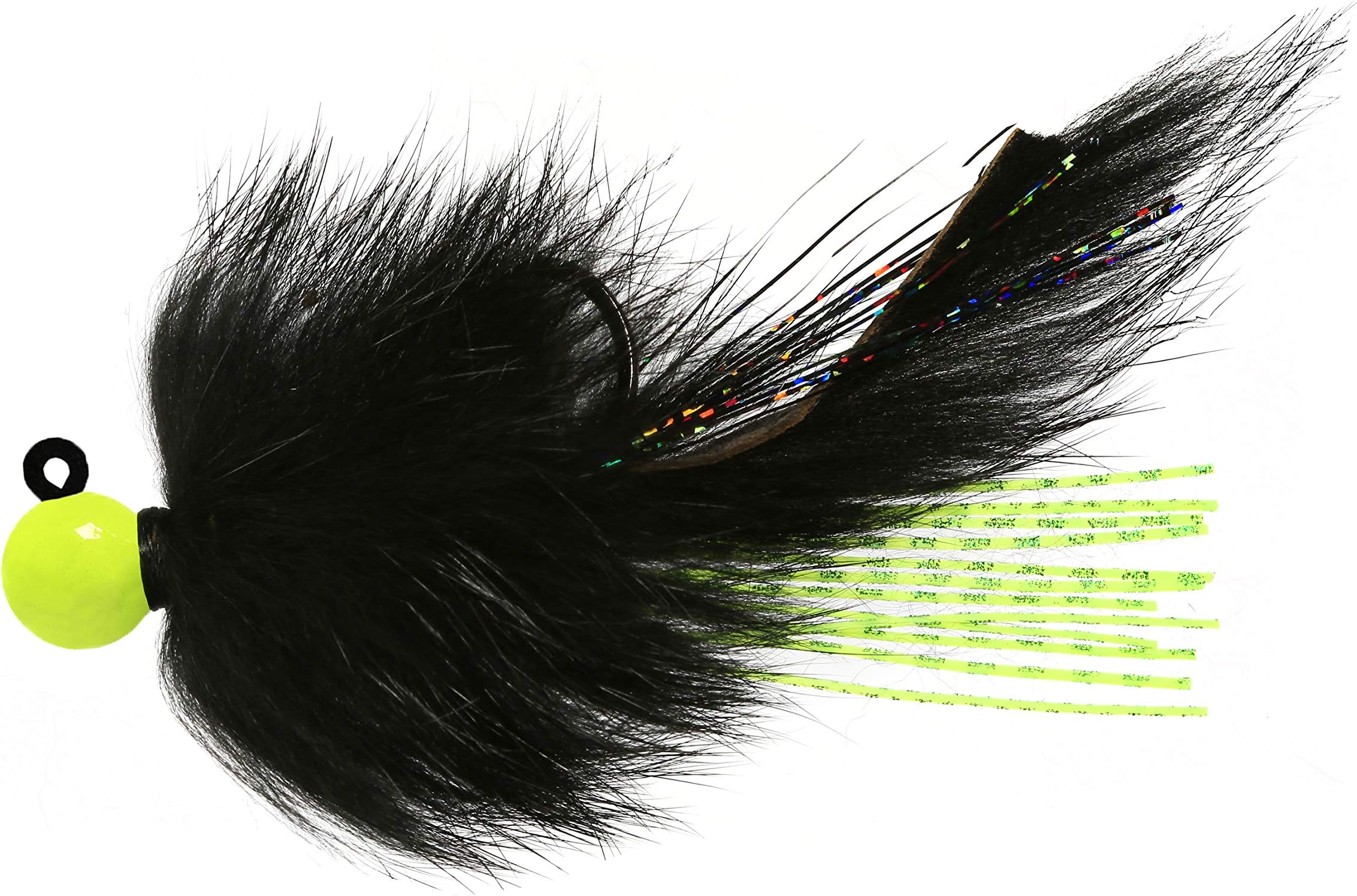 Company Twitching Jig - 1/2 Chartreuse/Black