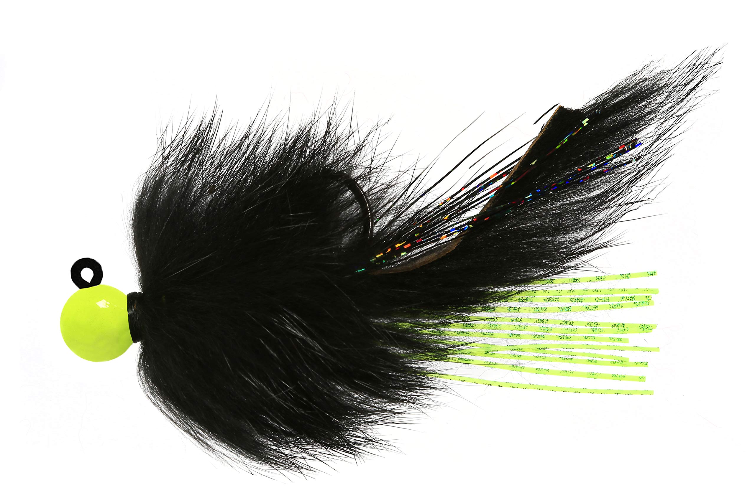 Aerojig Company Twitching Jig - 3/8 Chartreuse/Black
