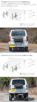 ジムニーリアゲートボックス JB23 JB33 JB43等 Amazon.co.jp: スズキジムニー JB23 JB33 JB43 専用リア収納