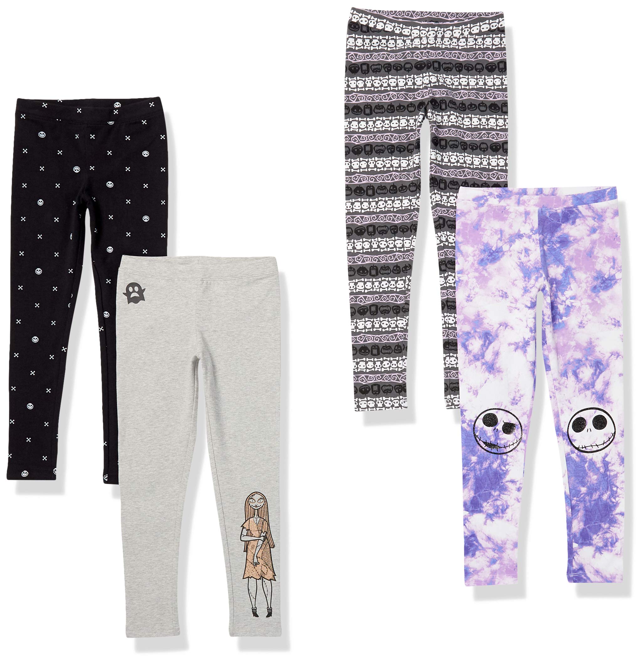 Amazon Essentials Disney | Marvel | Star Wars | Frozen | Princess Girls and Toddlers' Leggings, Multipacks - 1