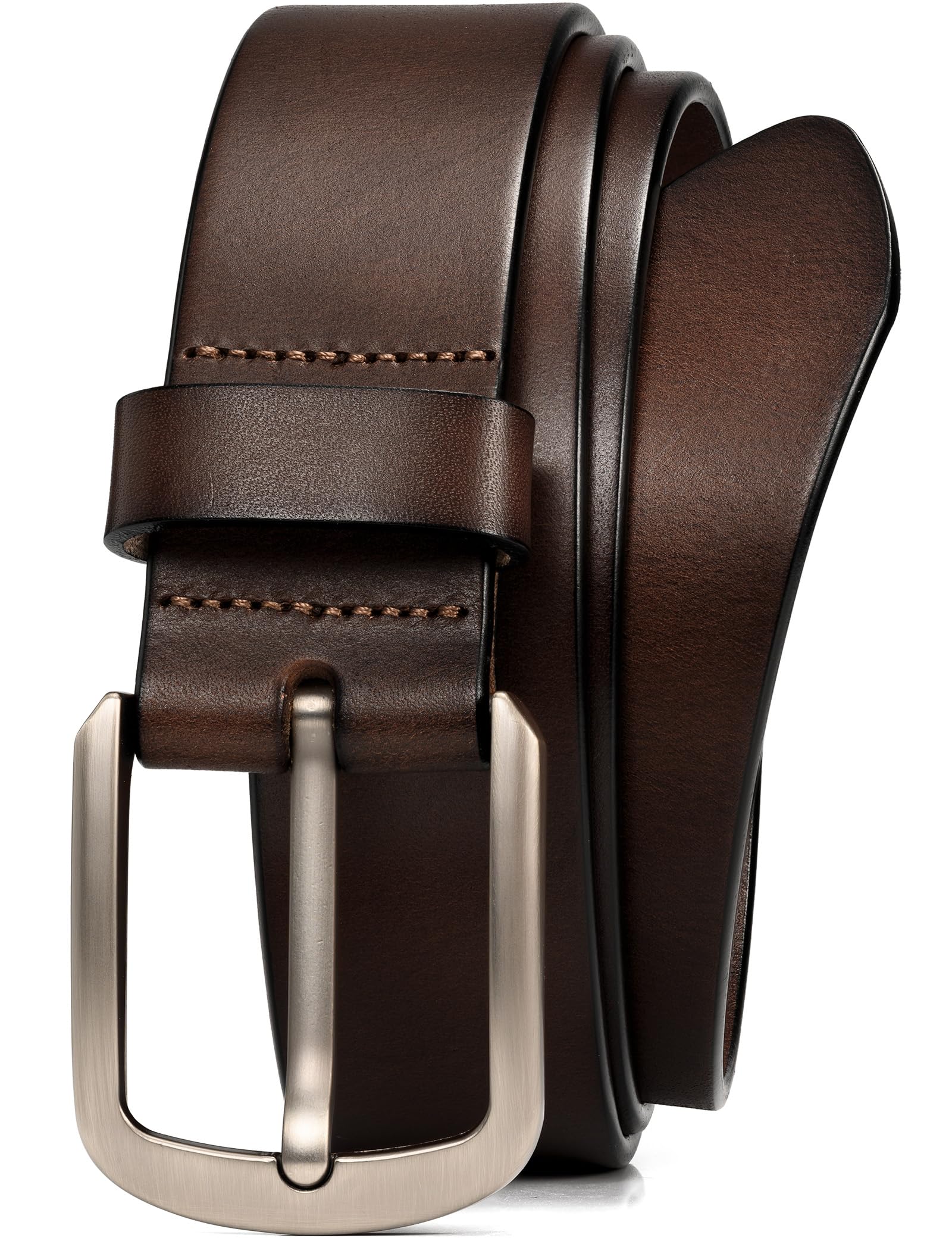 WOLFANT 1 5 Top Full Grain Leather Belt for Men in Gift Box 100 Italian Real Solid Leather