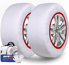 KANIYA Fabric Tire Chains, Non-Metallic Snow Socks, Genuine Product, Compatible with Compact Cars, Winter Snow, Snowy Roads, Frozen Conditions, Fabric Tire Anti-Slip, Chain Regulation Compliant 145