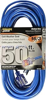 Cord Extension Outdoor Round Cold 16/3x50ft