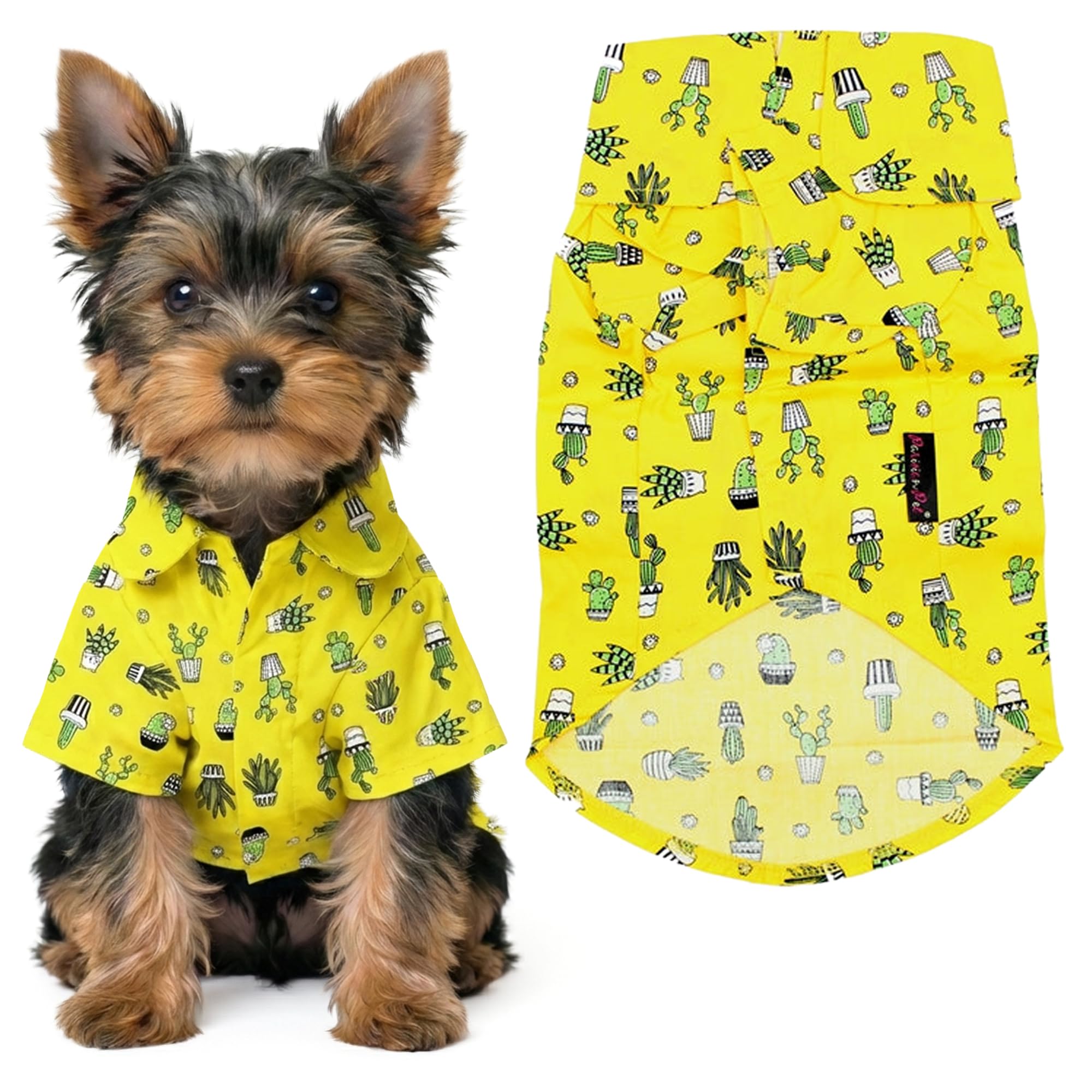 Parisian Pet Cactus Camp Shirt, XS โ image 1