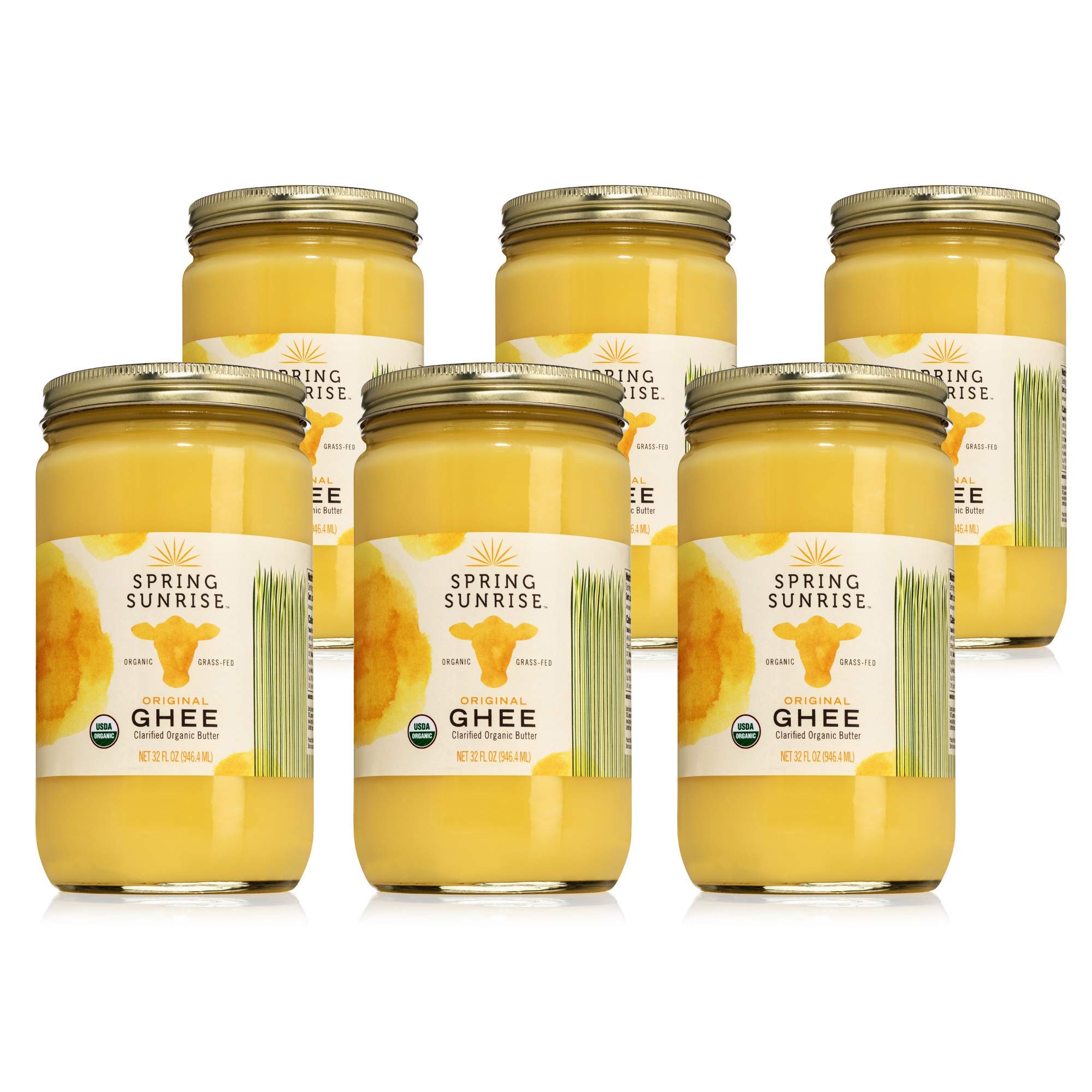 Buy Spring Sunrise Grass Fed Ghee Butter USDA Certified Clarified