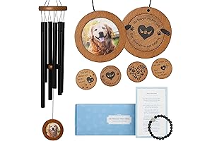 Personalized Dog Memorial Wind Chime-A Soothing Remembrance of Your Beloved Pet