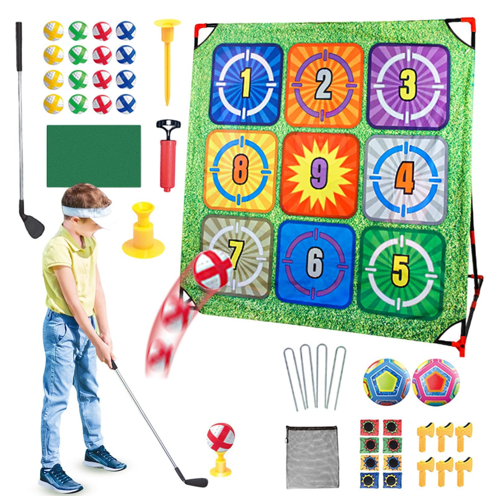 Di Golf Da Giardino Per Esercitarsi Al Colpo Di Golf | Giocattoli Sportivi Interattivi Per Calcio All'aperto Accessorio Per Allenamento Per Pratica Familiare In Giardino Festa