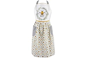 DII Women's Essential Spring Apron Collection, Sweet Bee