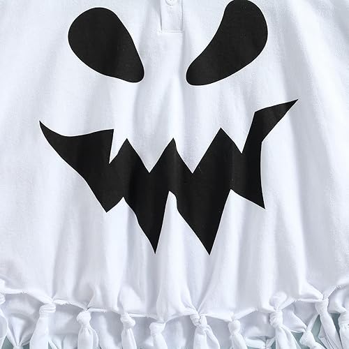 Miniatura 5 de Traje de Halloween para bebés, niños y niñas, bata de fantasma, disfraces de fiesta, ropa para niños pequeños, capa de bebé