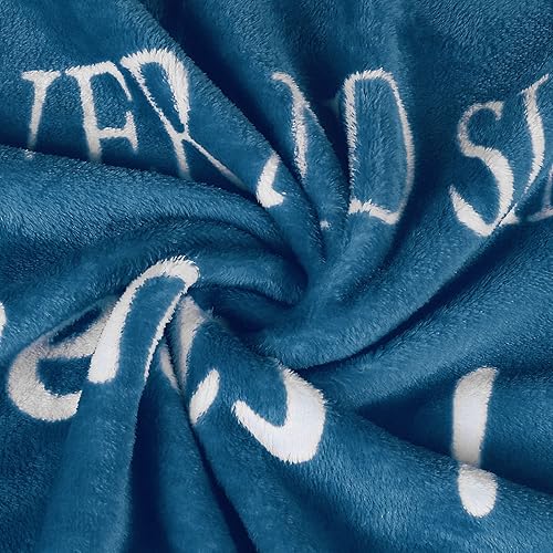 Miniatura 3 de DOKEYWELL Regalos de cumpleaños para mejores amigas, regalos únicos de amistad femenina, manta de forro polar de 50 x 60 pulgadas (Seablue)