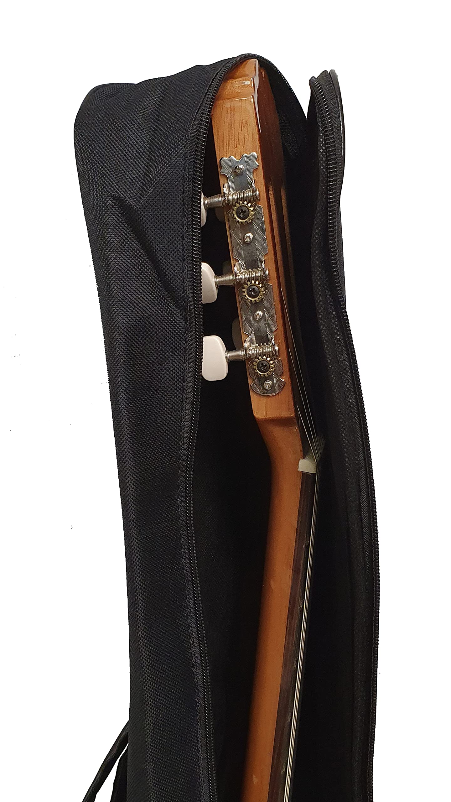Guitarra Española Clásica de Madera Acabado Natural Tamaño 4/4 con Funda Acolchada - Rockmusic España