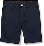 Volcom Boys' Little V Monty Chino Shorts, Dark Navy, 7