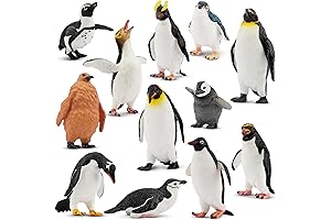 12PCS Realistic Penguin Manipulatives