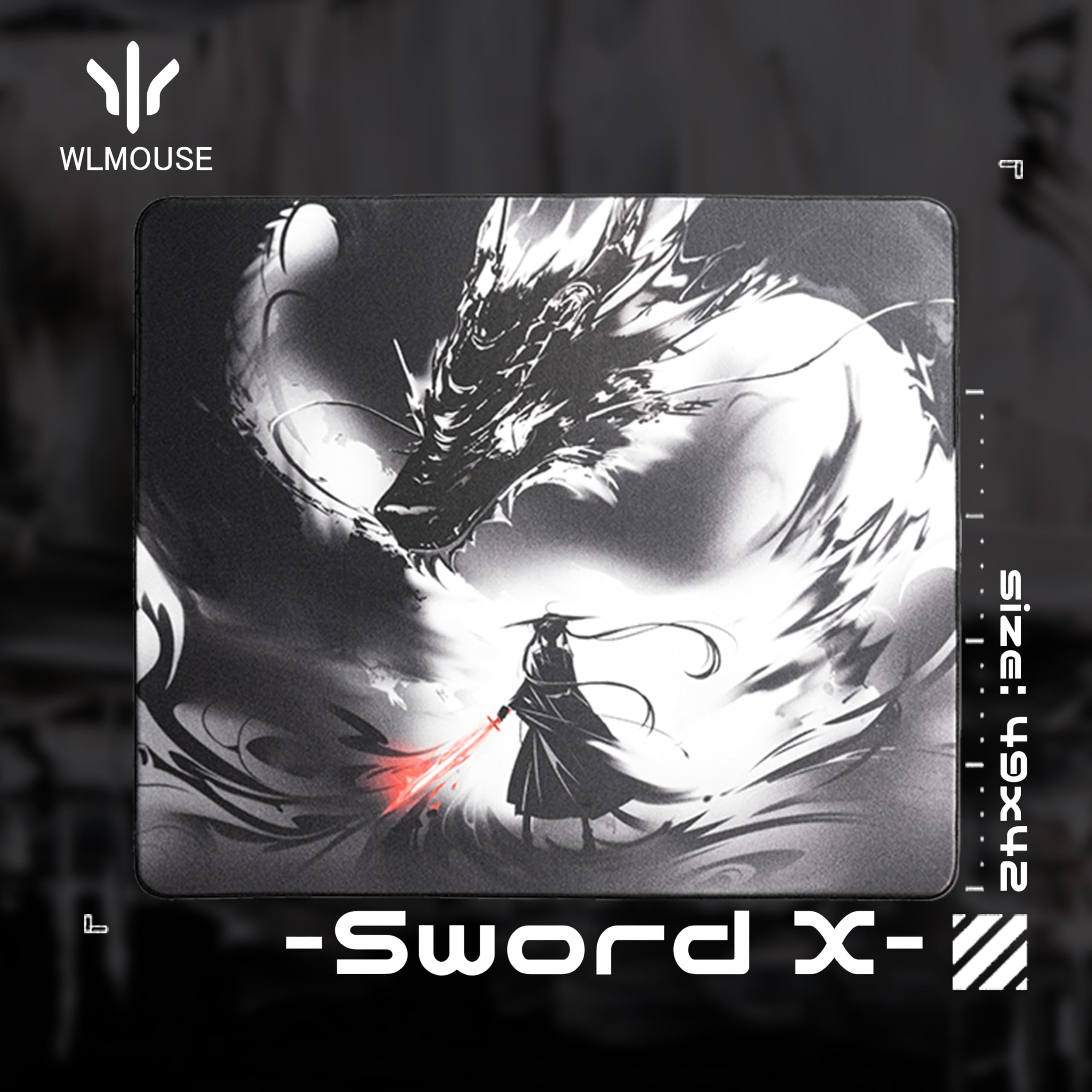 Amazon.co.jp: WL MOUSEPAD SwordXゲーミングマウスパッド/布製