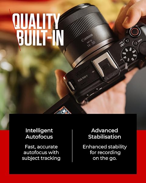 Canon EOS R50 V - Vlogging Camera Body Only Compatible with Canon RF Lens | Content Creator Equipment for Vlogging & Travel | Bluetooth Enabled - 4