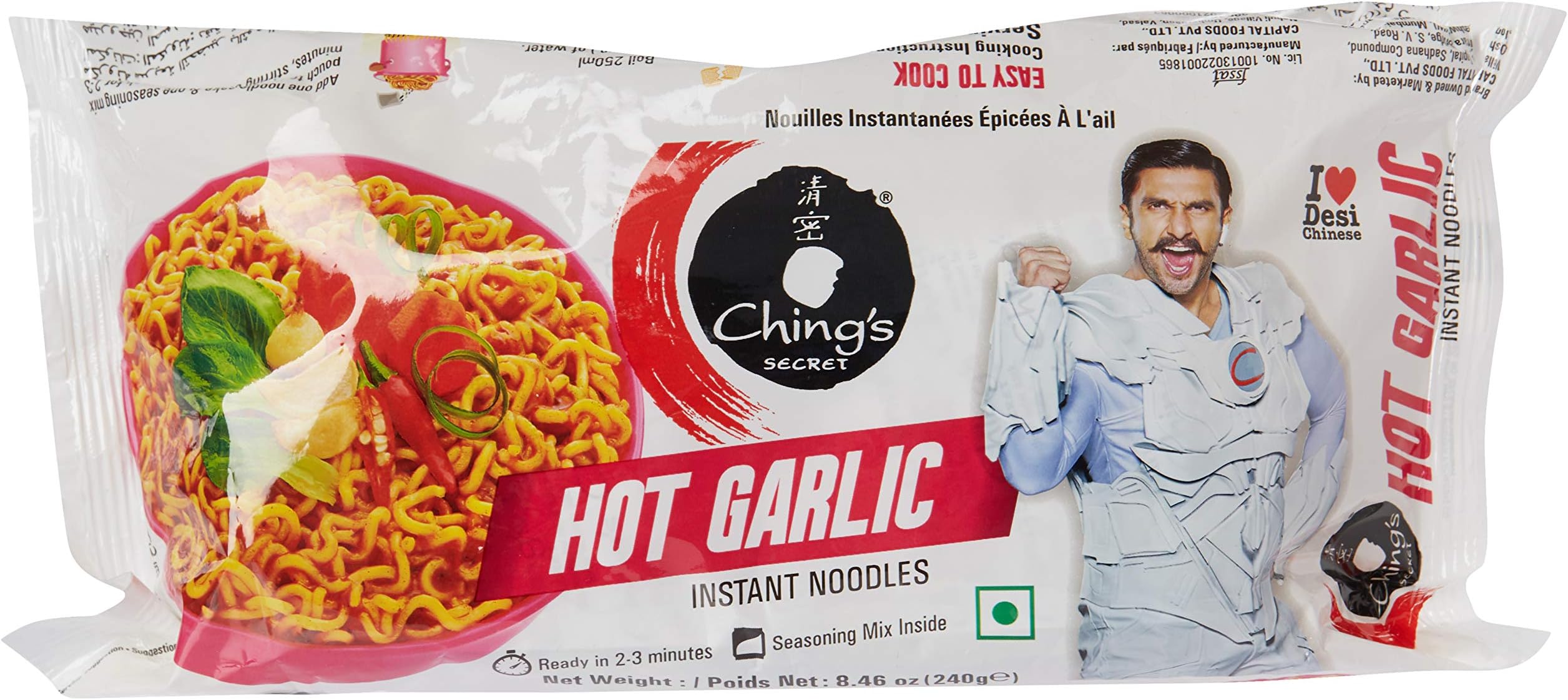 Ching's Hot Garlic Noodles, 240g
