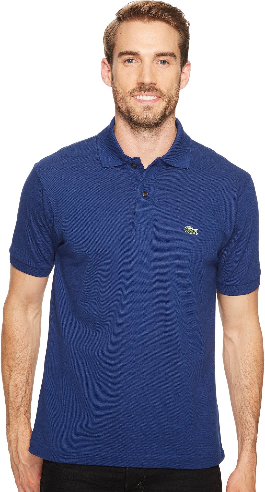 Lacoste Męska koszulka polo z krótkim rękawem klasyczna Pique
