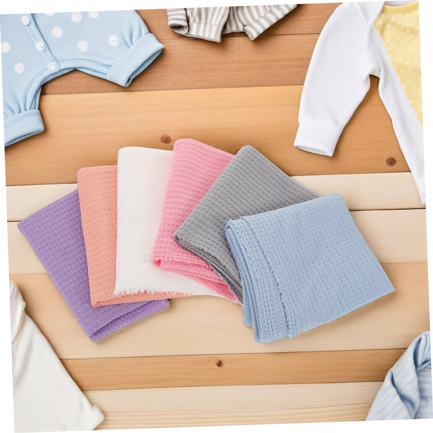 6stücke Babydecke Für Fotografie Babytragetücher Dehnbares Wickeltuch Requisiten Neugeborenenfotografie Fotorequisiten Für Babymädchen Wickelset Für Babyfotos Elastische