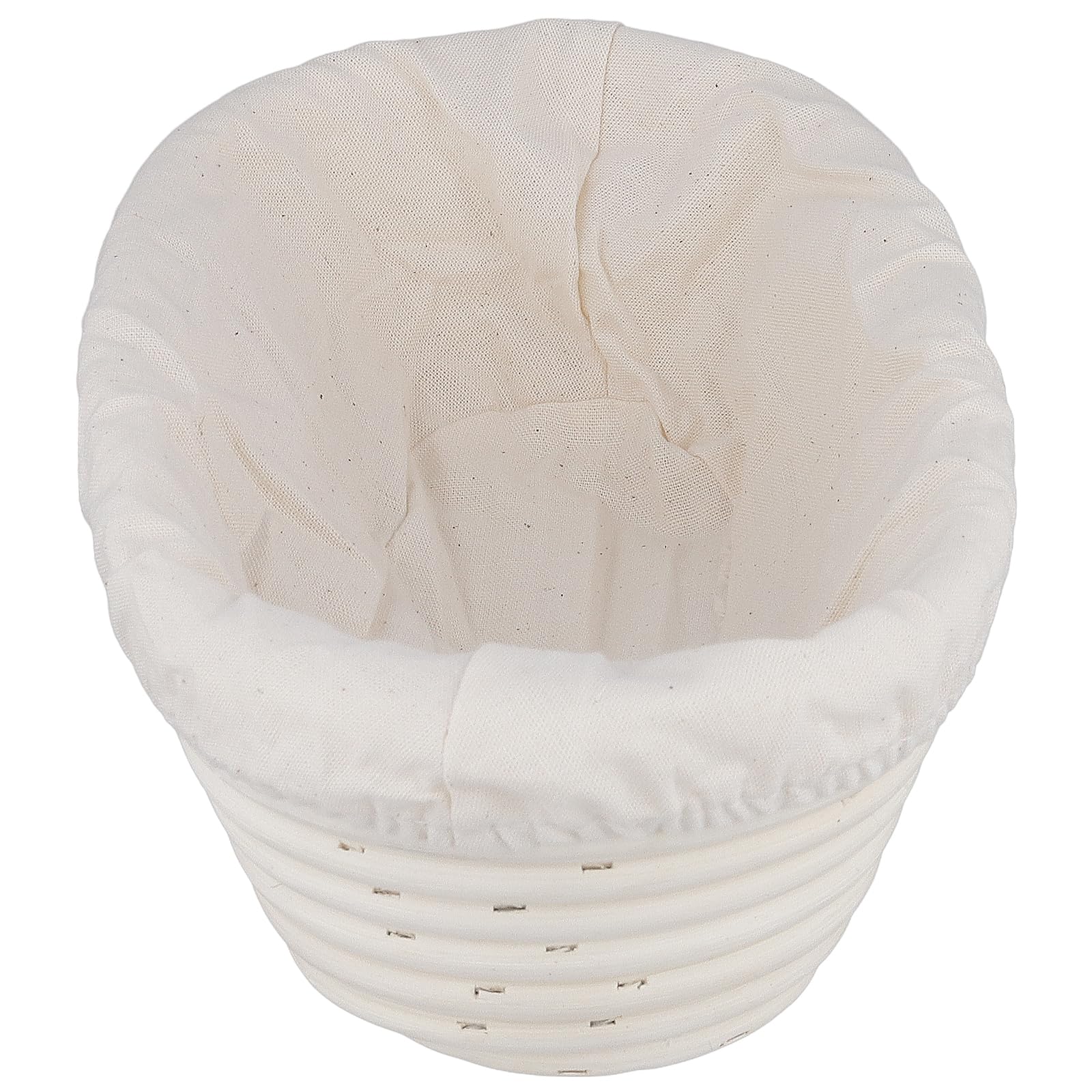Banneton pour Pain - Lot de 2 Corbeilles à Pain Ovales 25x15x8cm - Panier de Fermentation en Rotin Naturel avec Insert en Lin - Pour Levain et Pâte