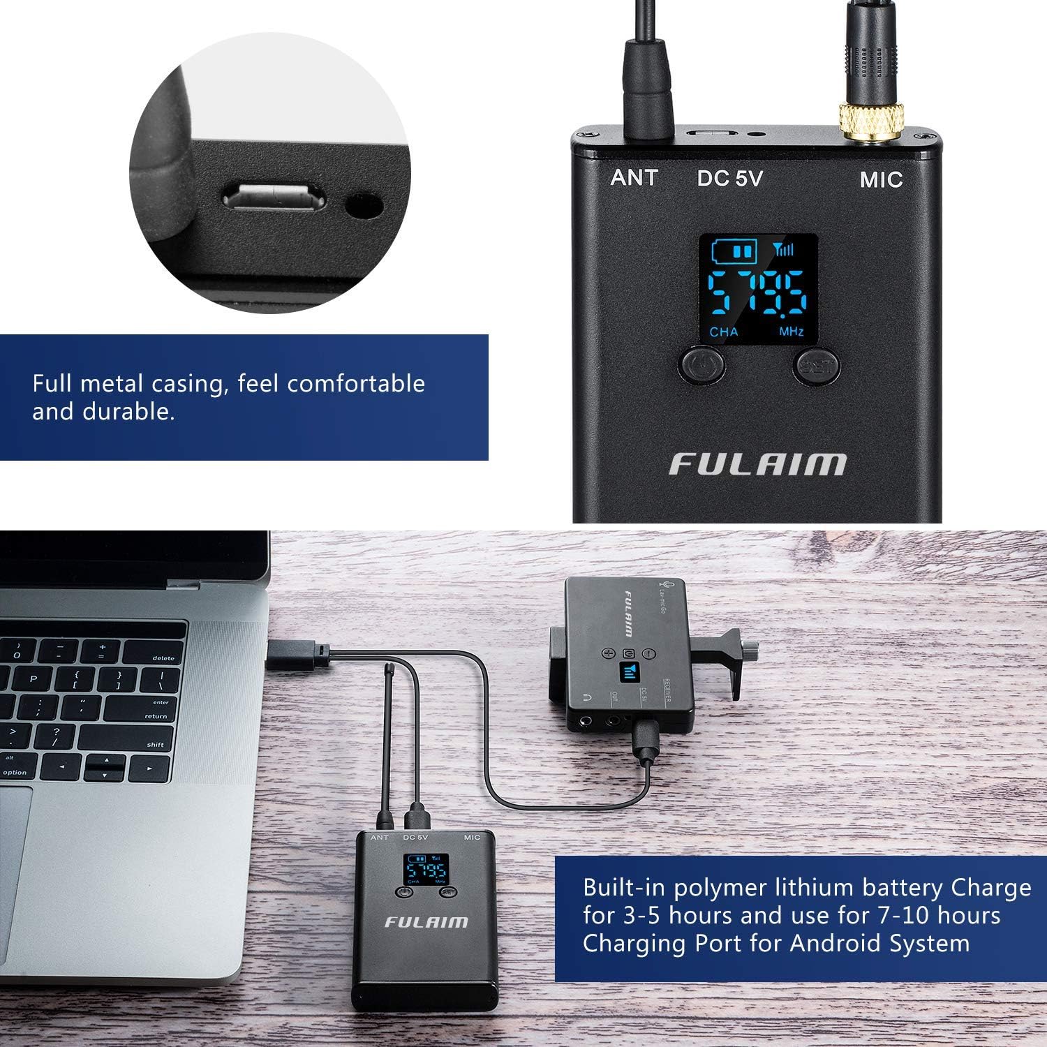 Blасk Frіdау Sаlе 2022 FULAIM Wireless Lavalier Microphone System for iPhone 11 XR Max 8 Plus 7 6 SE Android Smartphone, DSLR Camera-Professional Lapel Microphone System for Interview YouTube Vlogging Video Recording(MX11) 40% оƒƒ Dіѕсоunt FULAIM Wireless Lavalier Microphone System for iPhone 11 XR Max 8 Plus 7 6 SE Android Smartphone, DSLR Camera-Professional Lapel Microphone System for Interview YouTube Vlogging Video Recording(MX11)