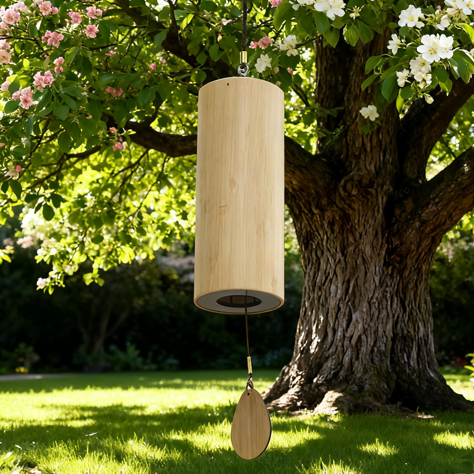 Carillon Bambou, Carillons Éoliens Zen, Carillon à Suspendre Extérieur, Apaiser Les Émotions, Décoration Intérieure.
