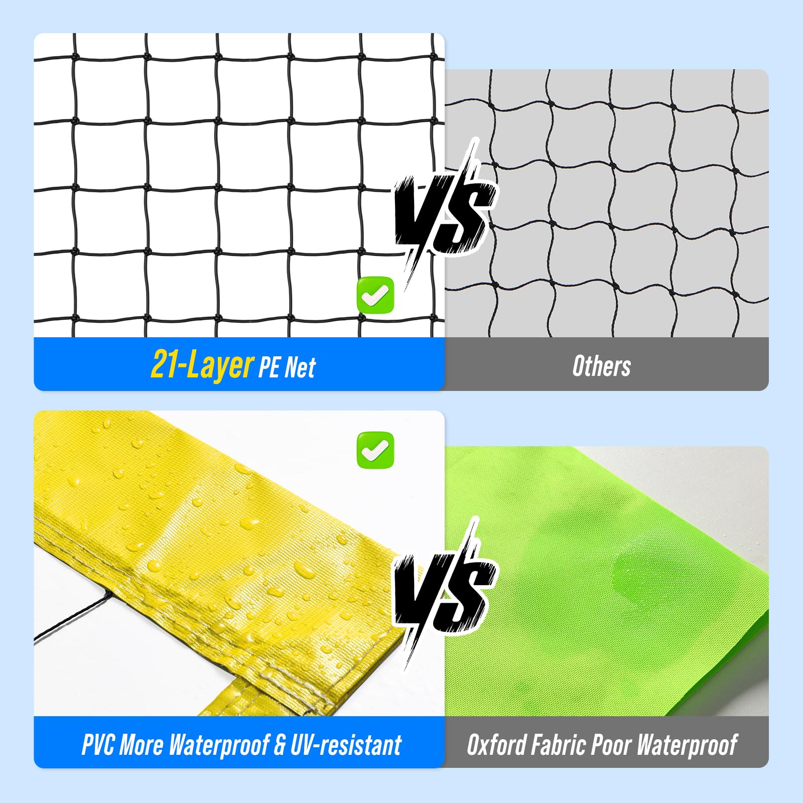 Amazon | Patiassy アウトドアポータブルバレーボールネットセット