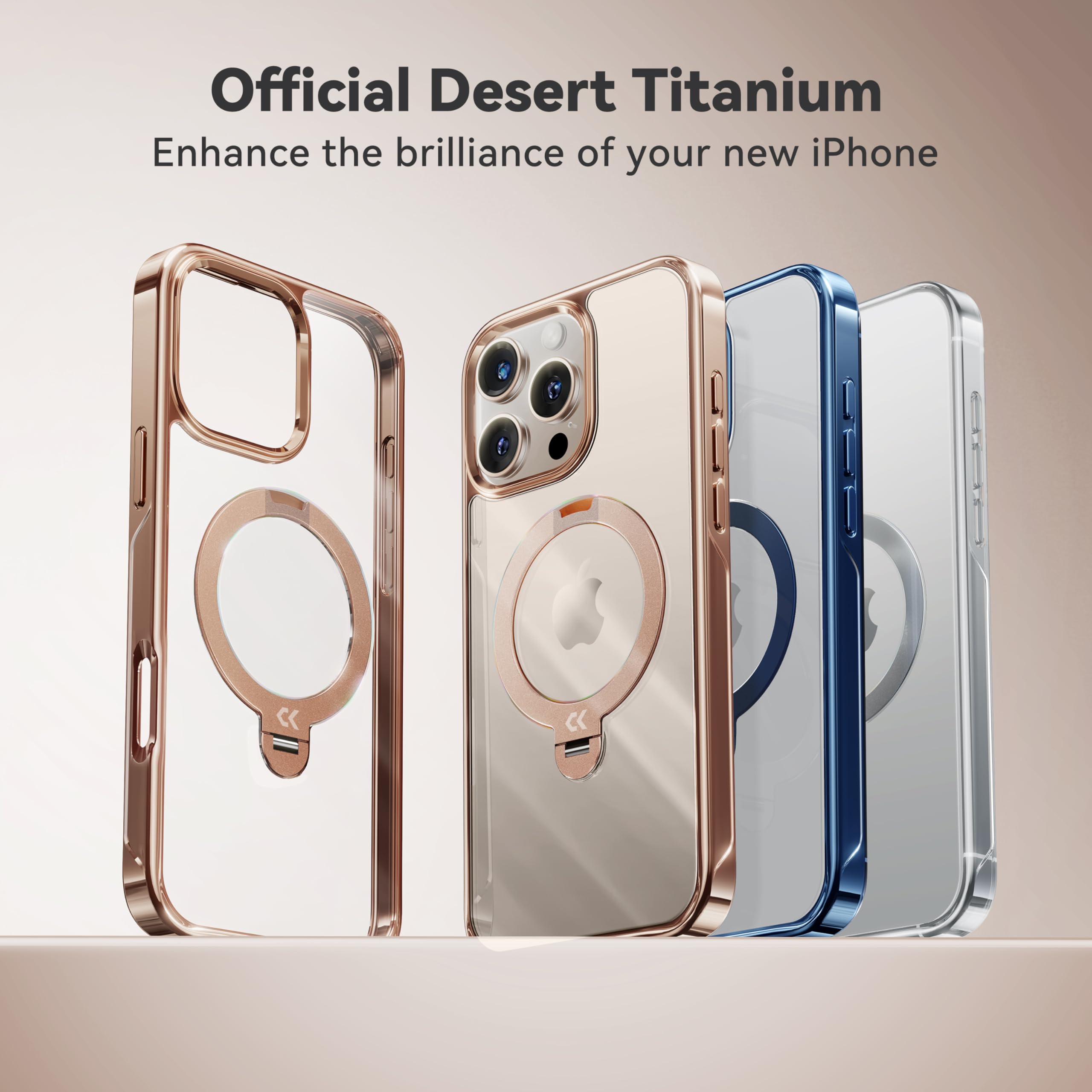 Amazon.com: CASEKOO Desert Titanium for iPhone 16 Pro Case