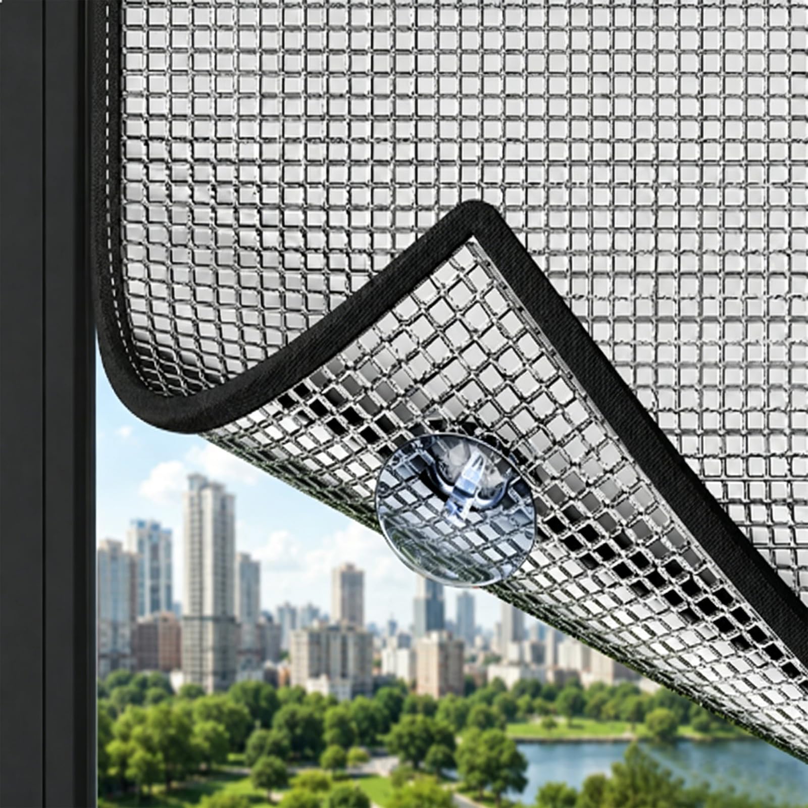 Blackout Privacy Window Film,8mm Aluminum Foil Insulation Foil,Anti UV Heat Control Window Tint,Windproof Reflective Sun Protection Film,for Bathroom,Office,Bedroom (100x120cm)