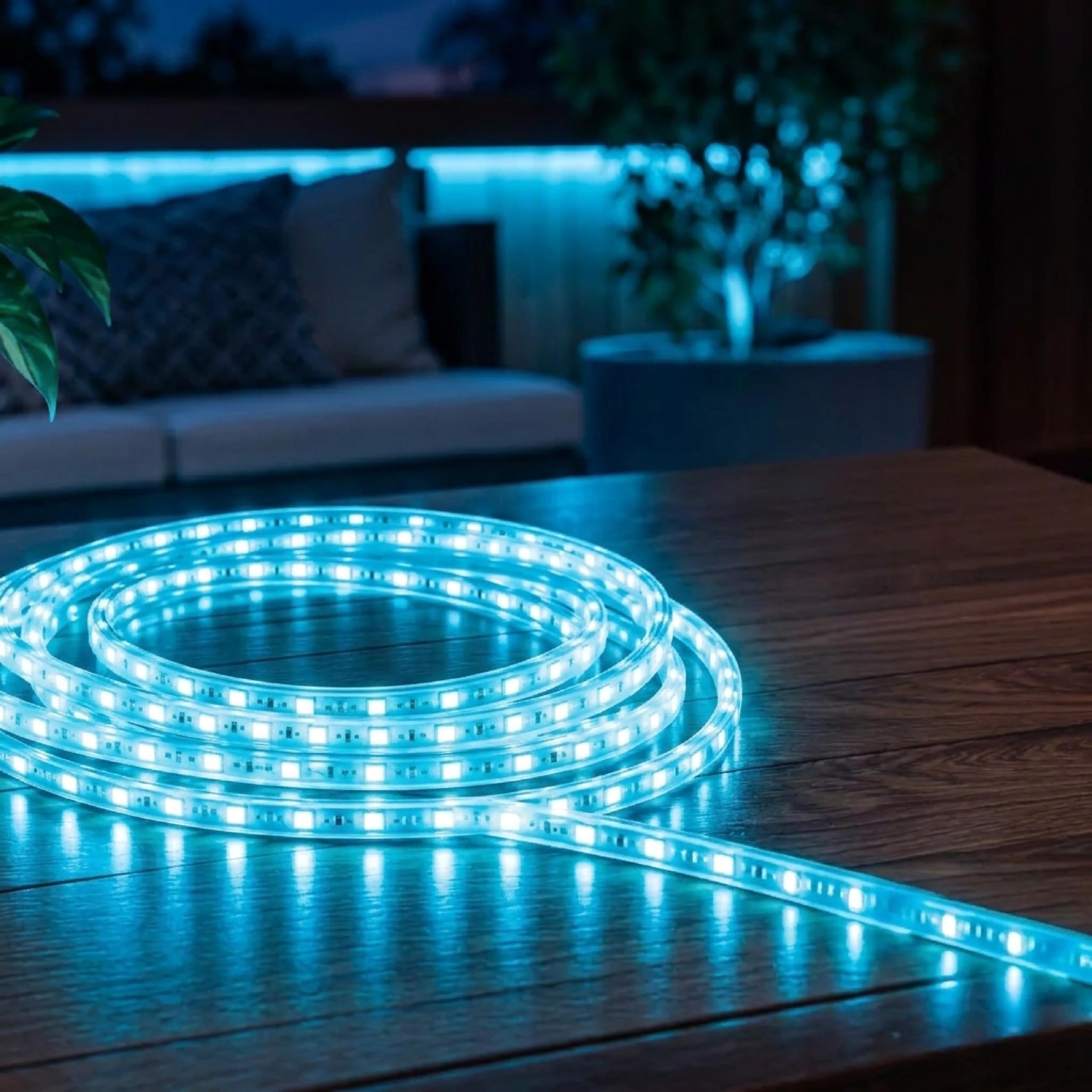 Forus LED Rope Light - Warm White, Waterproof Decor -20