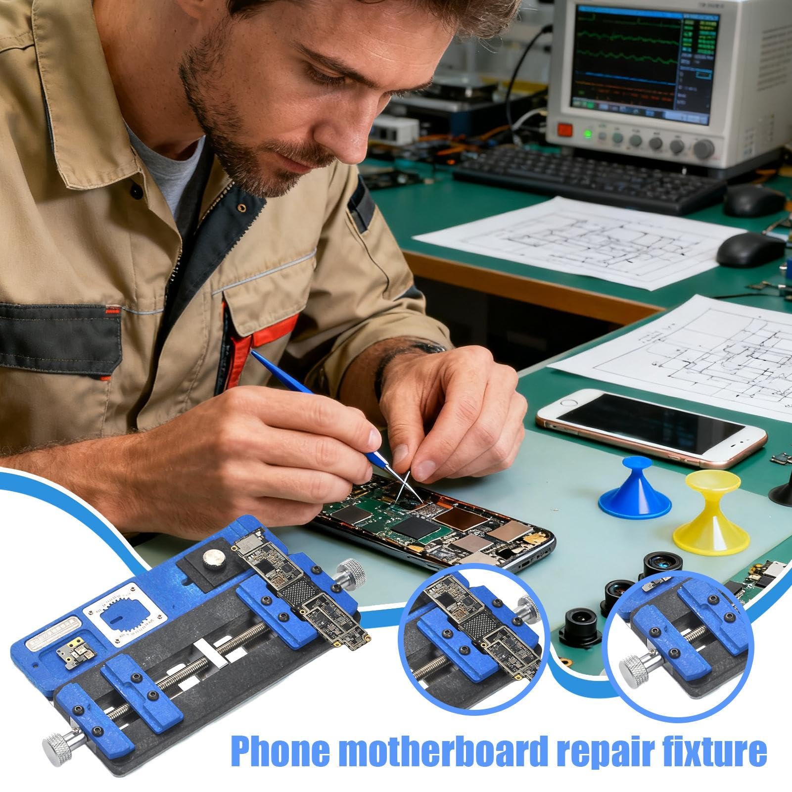 Supporto PCB Per Saldare Morsetto Da Tavolo Per Saldatura