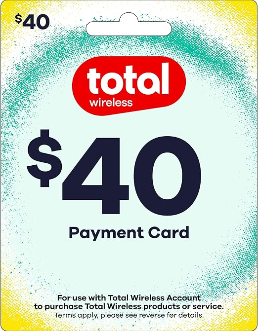 Total Wireless $40 - Payment Card