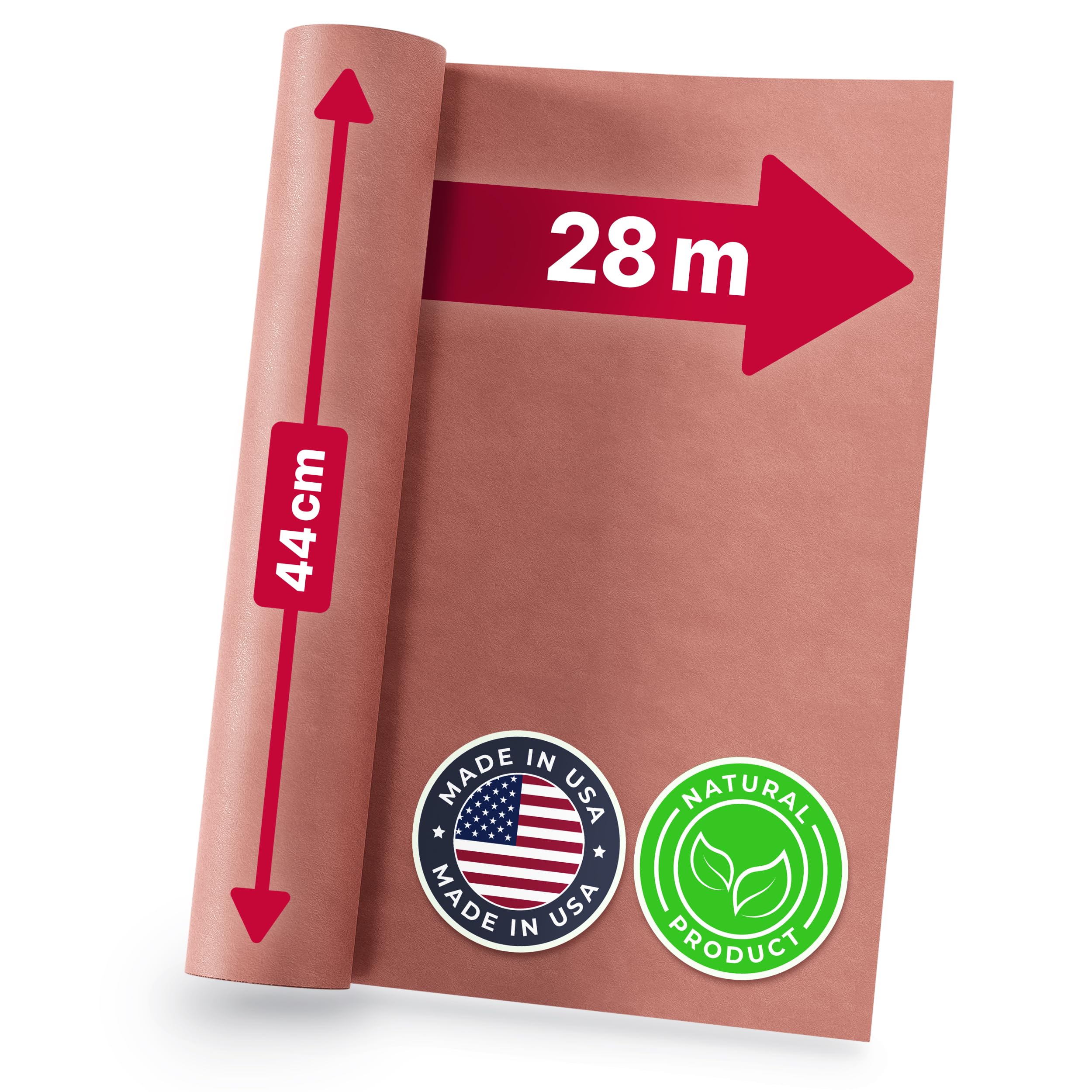 HOLY SMOKE® USA Butcher Paper 44 cm x 28 m Rolle - Metzgerpapier zum Grillen für saftiges Fleisch durch Low & Slow BBQ - Made in USA