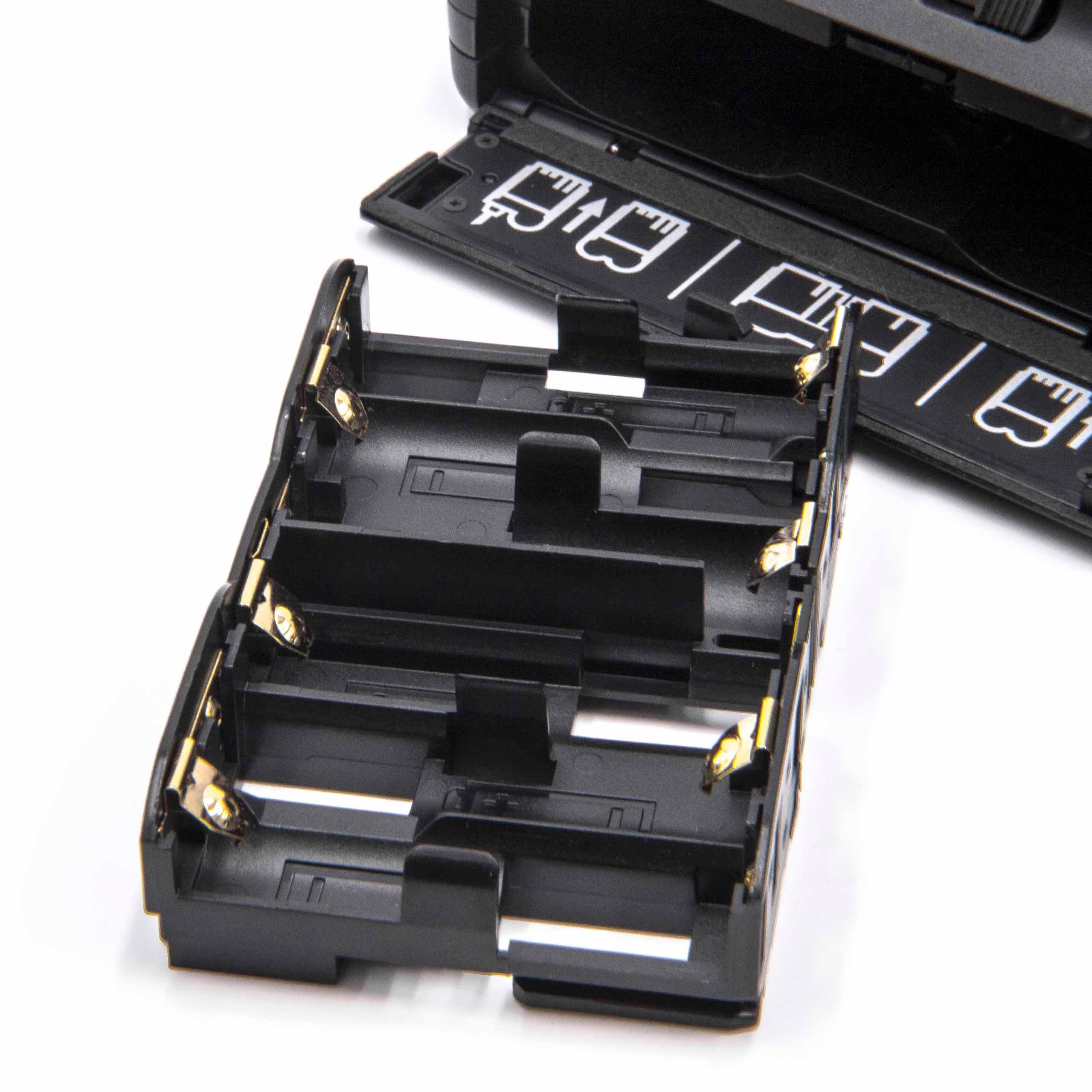 vhbw impugnatura battery grip sostituisce Canon BG-E2N, BG-E2 per fotocamera reflex, incl. ghiera di selezione