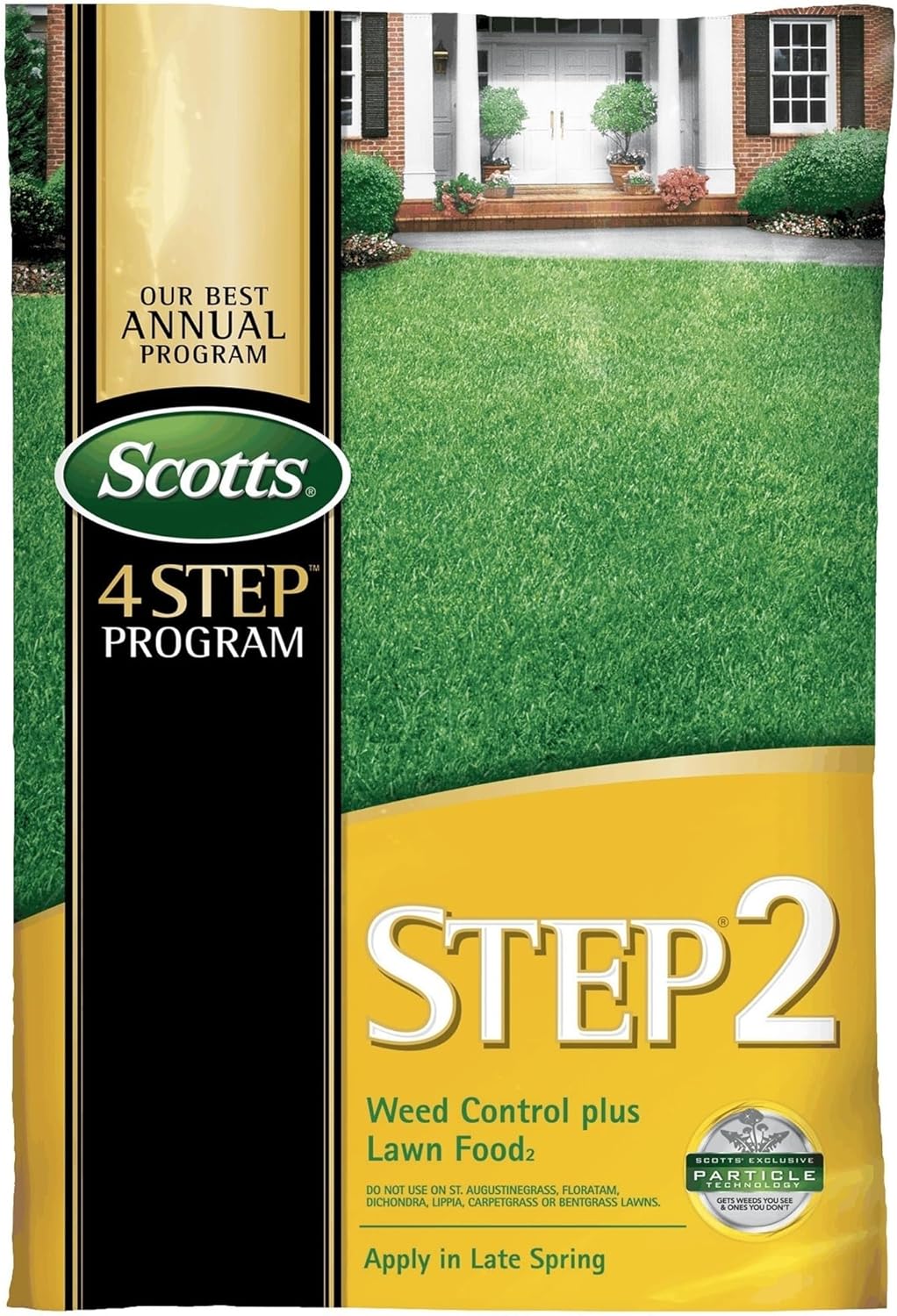 Scotts 34160 LawnPro Step 2 Weed Control Plus Lawn Food, 28-0-3, 43.92-Pound