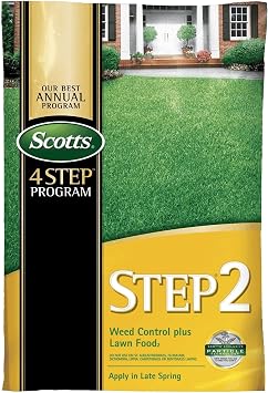 Scotts 34160 LawnPro Step 2 Weed Control Plus Lawn Food, 28-0-3, 43.92-Pound