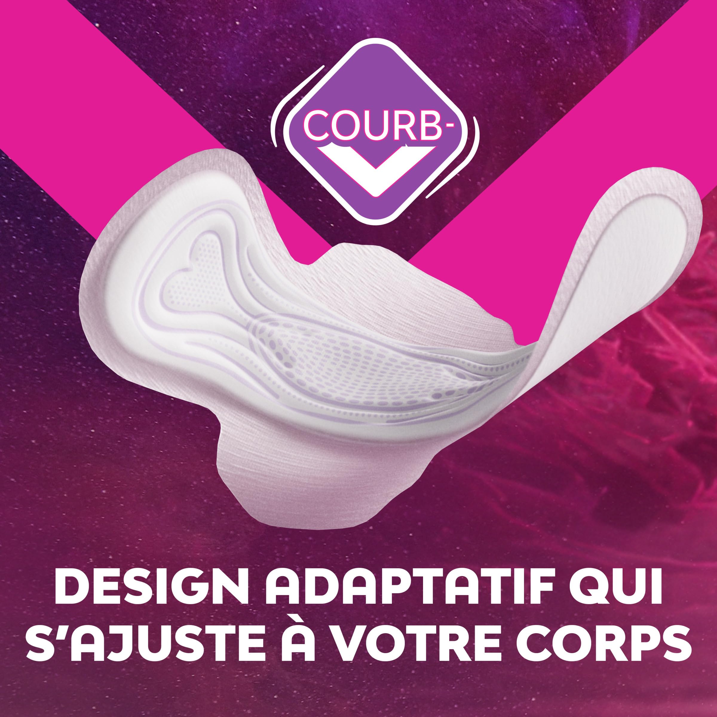 Nana Ultra Goodnight Large Serviettes Hygiéniques Avec Ailettes - Flux Très Abondants - 120 Serviettes En Pochette Individuelle